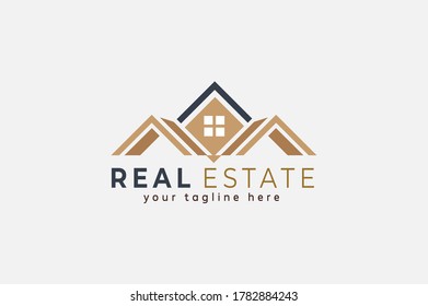 Real Estate Logo. Architectur Design Building Construction Logo template, vector illustration	
