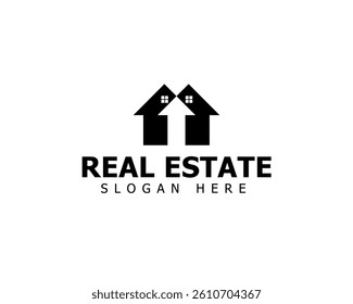 Real Estate Logo With Arrow For Growth Business and Modern