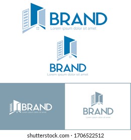 Real Estate Logo for Branding, Brand Agent Real Estate, Home, Residence, Residencial, Apartment, Construction, Building, Project, Property Agent Logo Branding Vector EPS.