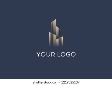 Real Estate Logo Branding Vector Identity