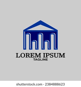 Real Estate logo, Builder logo, Construction logo template vector illustration.