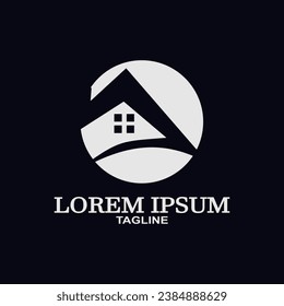 Real Estate logo, Builder logo, Construction logo template vector illustration.