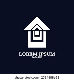 Real Estate logo, Builder logo, Construction logo template vector illustration.