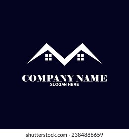 Logo de Real Estate, logotipo de Builder, ilustración vectorial de la plantilla del logotipo de Construcción.