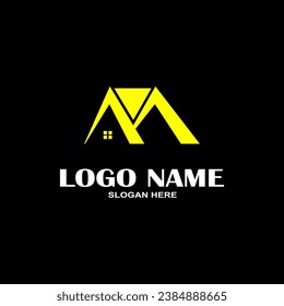 Real Estate logo, Builder logo, Construction logo template vector illustration.