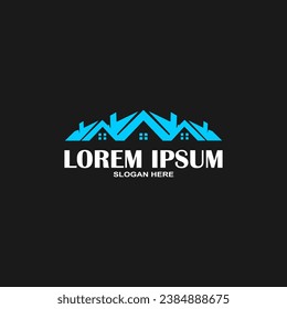Real Estate logo, Builder logo, Construction logo template vector illustration.