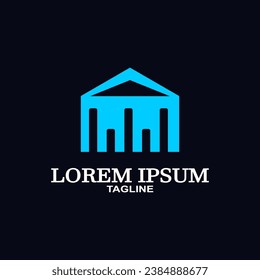 Logo de Real Estate, logotipo de Builder, ilustración vectorial de la plantilla del logotipo de Construcción.