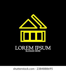 Logo de Real Estate, logotipo de Builder, ilustración vectorial de la plantilla del logotipo de Construcción.