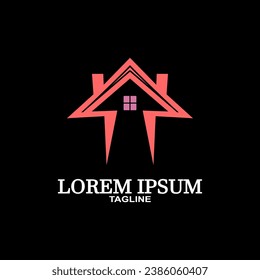 Logo de Real Estate, logotipo de Builder, ilustración vectorial de la plantilla del logotipo de Construcción.