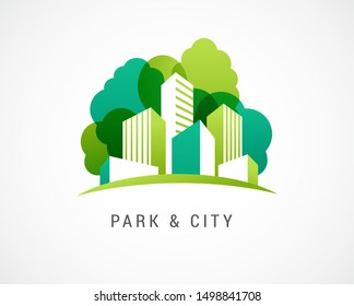 Real estate logo, building development, icon and element