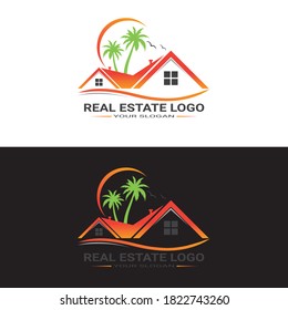 Real estate logo, building logo, property logo template for company business 