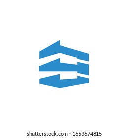 Real estate logo, building logo. This is the perfect logo for real estate agent, apartment, architecture or construction industry. Vector illustration