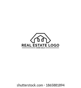 real estate logo, building vector template.