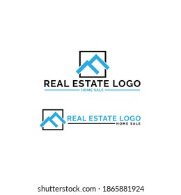 logotipo inmobiliario, plantilla vectorial de construcción.