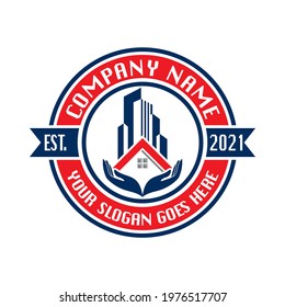 real estate logo , building vector