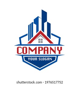 real estate logo , building vector