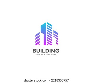 Real estate logo, building logo vector icon designs
