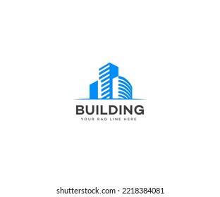 Real estate logo, building logo vector icon designs