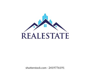 Real estate logo. Real estate company logo, Modern home vector logo art, Construction logo design template Pro Vector. brawnydesignAZ 