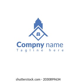 real estate logo concept architecture building logo design house logo home construction company