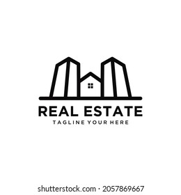 real estate logo concept architecture building logo design house logo home construction company