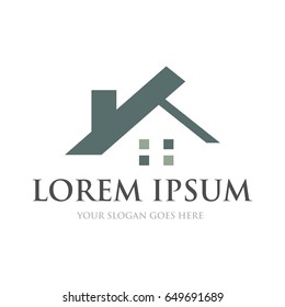 Real estate logo concept. Building and construction logo template.