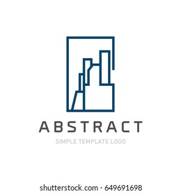 Real estate logo concept. Building and construction logo template.