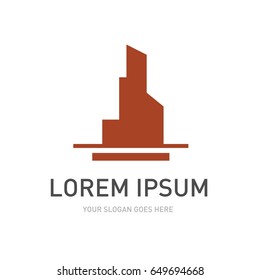 Real estate logo concept. Building and construction logo template.