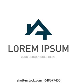 Real estate logo concept. Building and construction logo template.