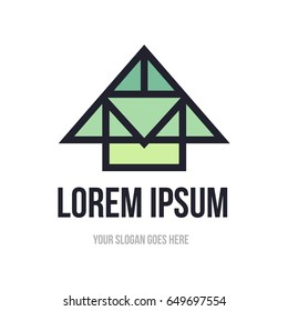 Real estate logo concept. Building and construction logo template.
