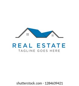 Real Estate Logo concept. Creative Minimal design template. Symbol for Corporate Business Identity. Creative Vector element