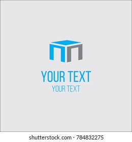 Real estate logo concept, M logo design vector for company 