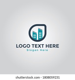 Real Estate Logo Concept or Property Dealer Logo