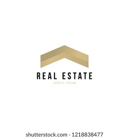 Real estate logo. Real estate logo concept. Real estate logo template