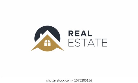 Real Estate Logo. Construction Architecture Building Logo Design Template Element