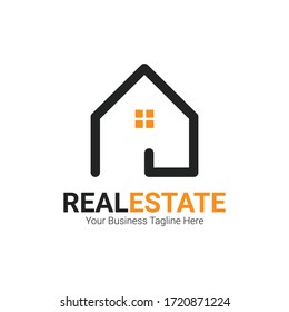 Real Estate Logo - Construction Architecture Building Logo Design Template Concept Element