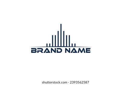 Real Estate Logo. Construction Architecture Building Logo Design Template Element