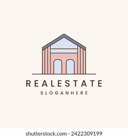 Real Estate Logo. Construction Architecture Logo Design