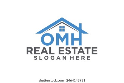 Immobilien-Logo. Bauarchitektur Bauhaus Logo Design Vorlage
