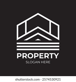 Real Estate Logo. Construction Architecture Building Logo Design Template Element