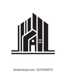Real Estate Logo. Construction Architecture Building Logo Design Template Element