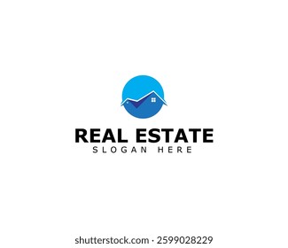 Real Estate Logo. Construction Architecture Building Logo Design Template Element