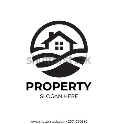Real Estate Logo. Construction Architecture Building Logo Design Template Element