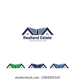 Real estate Logo of construction building icon vector architecture company symbol clipart