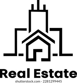 Real Estate logo for construction company