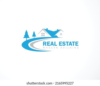 real estate logo creative city home care creative design concept