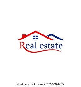 Real estate logo. Creative logo for a company selling or renting real estate.