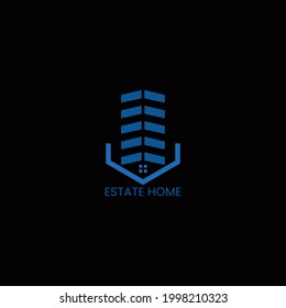 Real estate logo, Creative logo design, simple modern logo