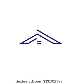 Immobilienlogo, kreatives Logo-Design, kreatives Design, 
