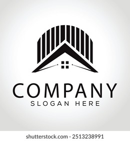 Real Estate logo creative design template